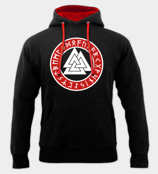 Runische Valknut Hoodie